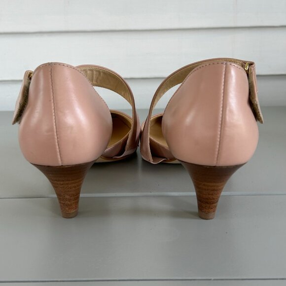 Paul Green Womens Blush Leather Pointed Toe Nicki Asymmetrical Pump Size 4 1/2 - Picture 7 of 16